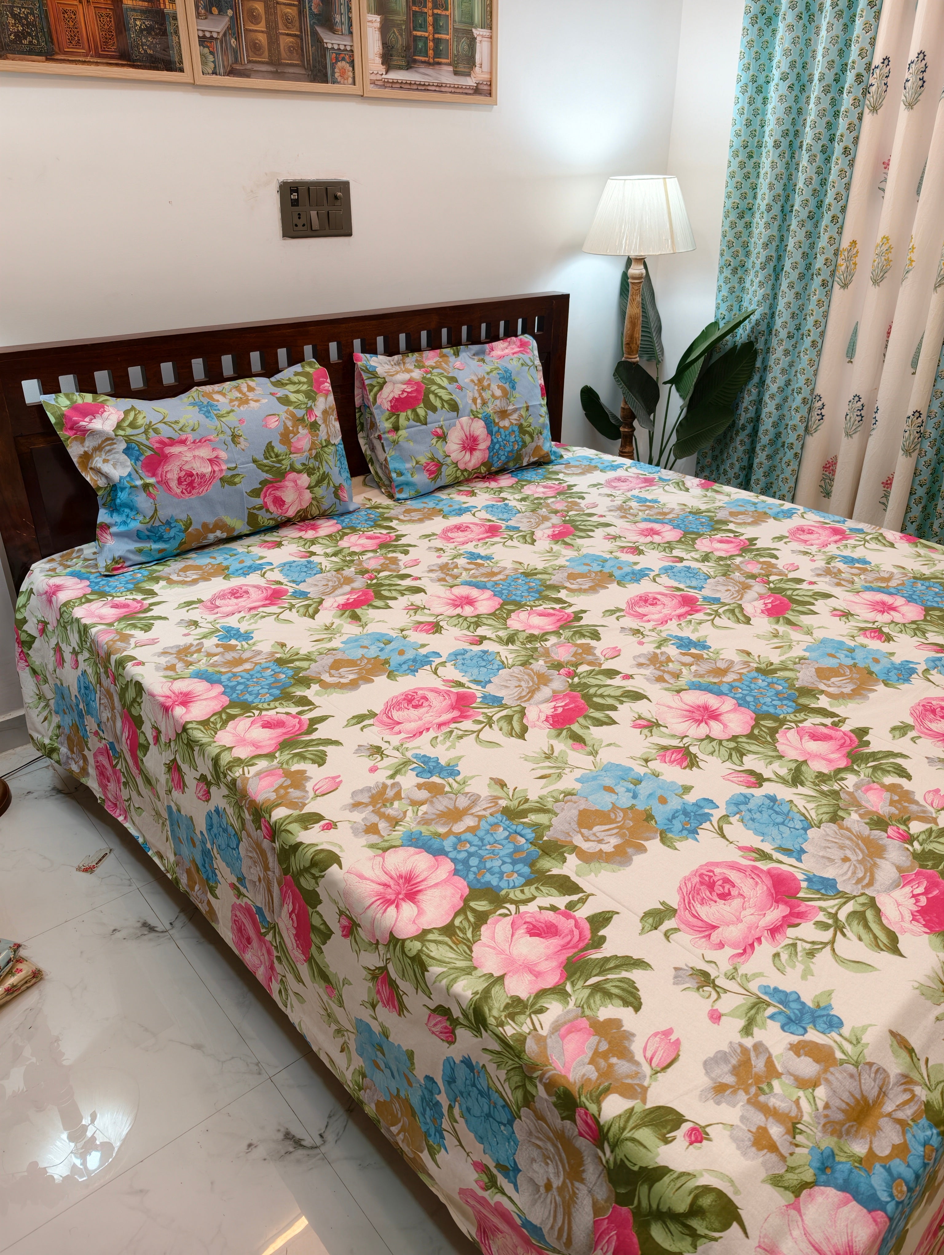 King/Queen Size Regular Bedsheet