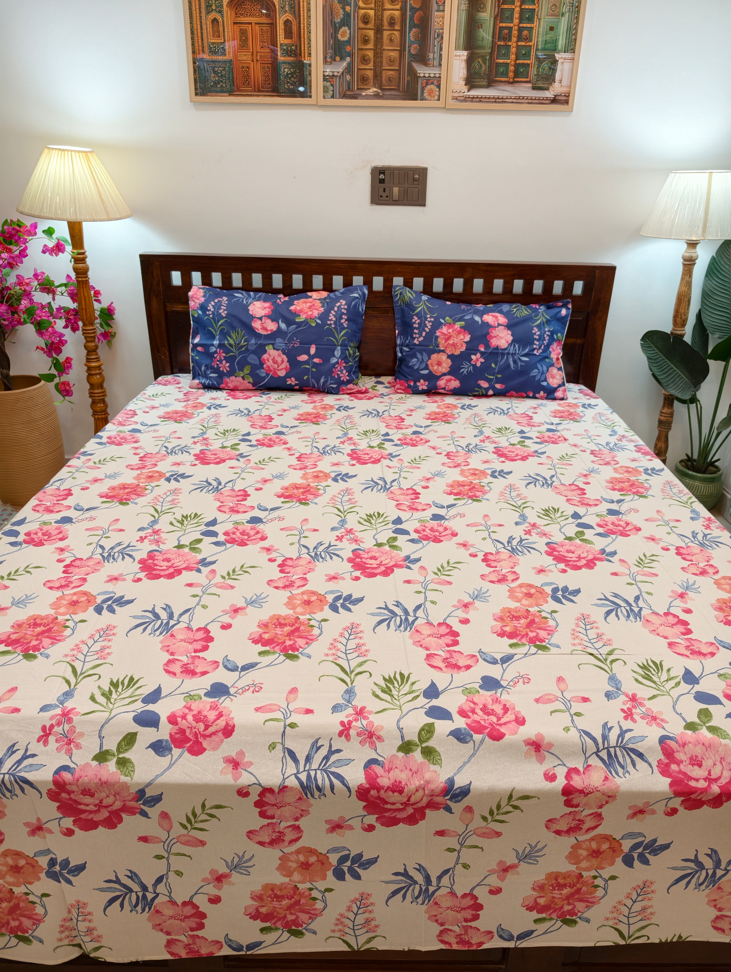 King/Queen Size Regular Bedsheet