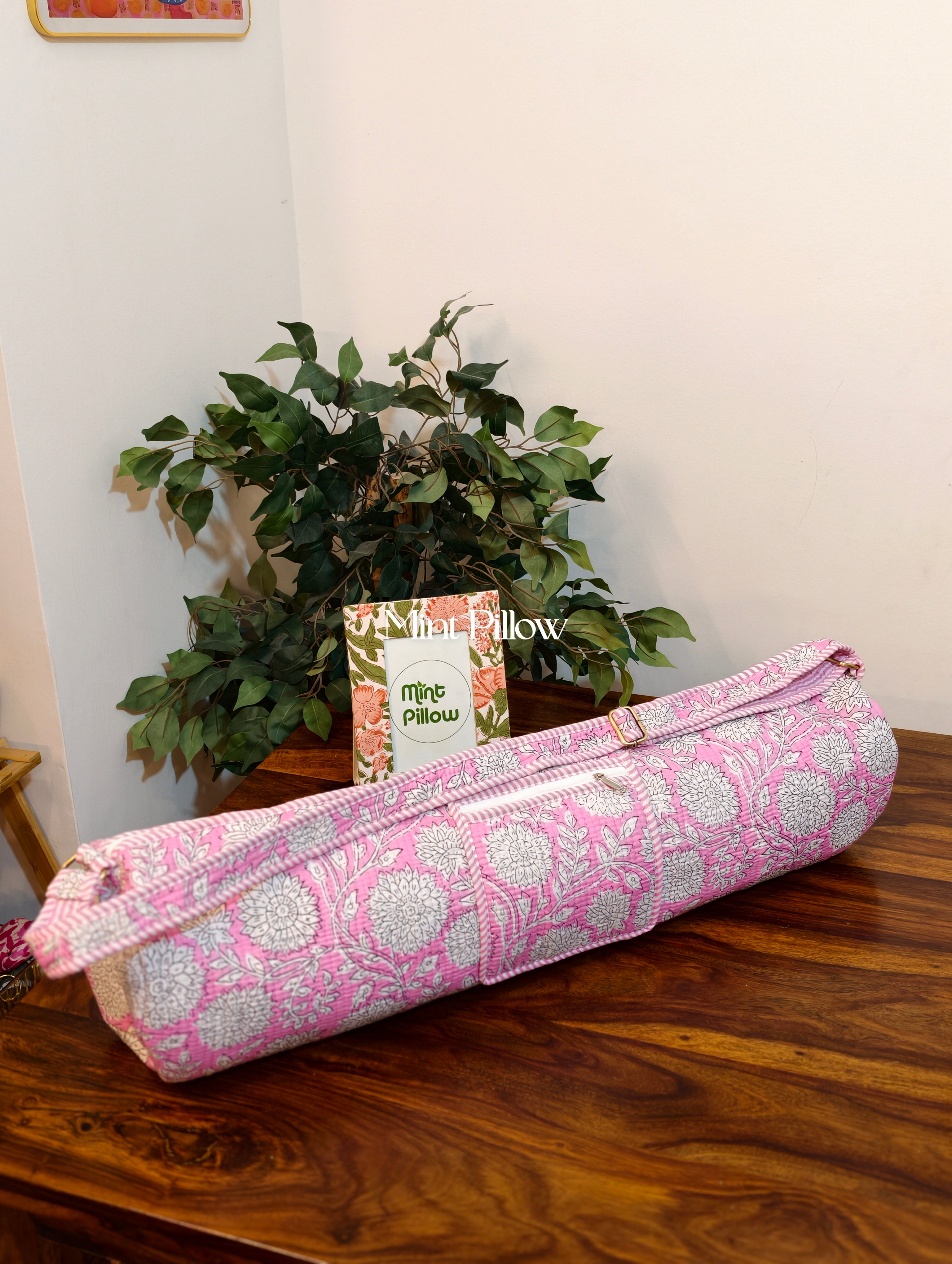 Handmade Jaipuri Print Yoga Mat Bag