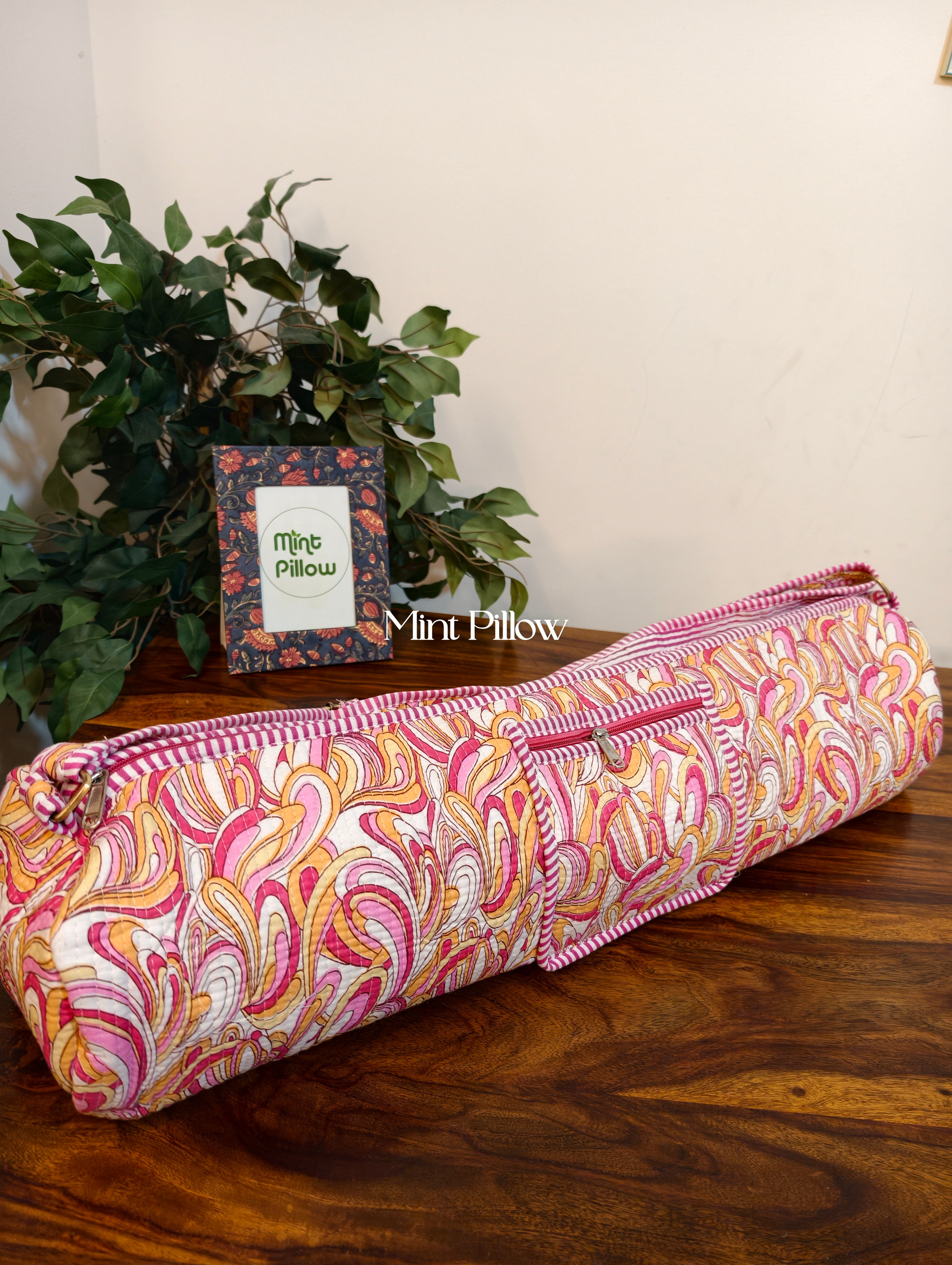Handmade Jaipuri Print Yoga Mat Bag