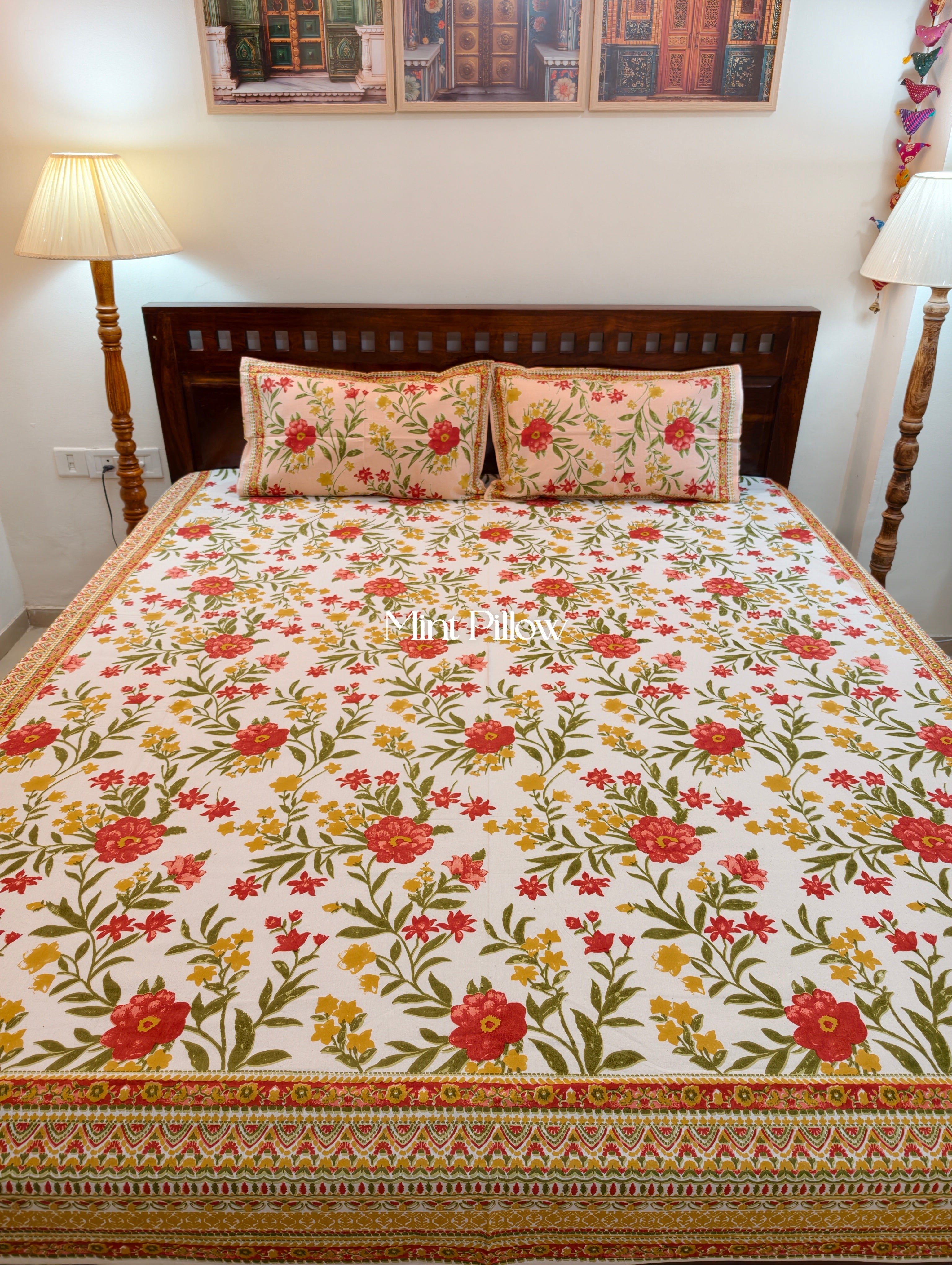 King/Queen Size Regular Bedsheet