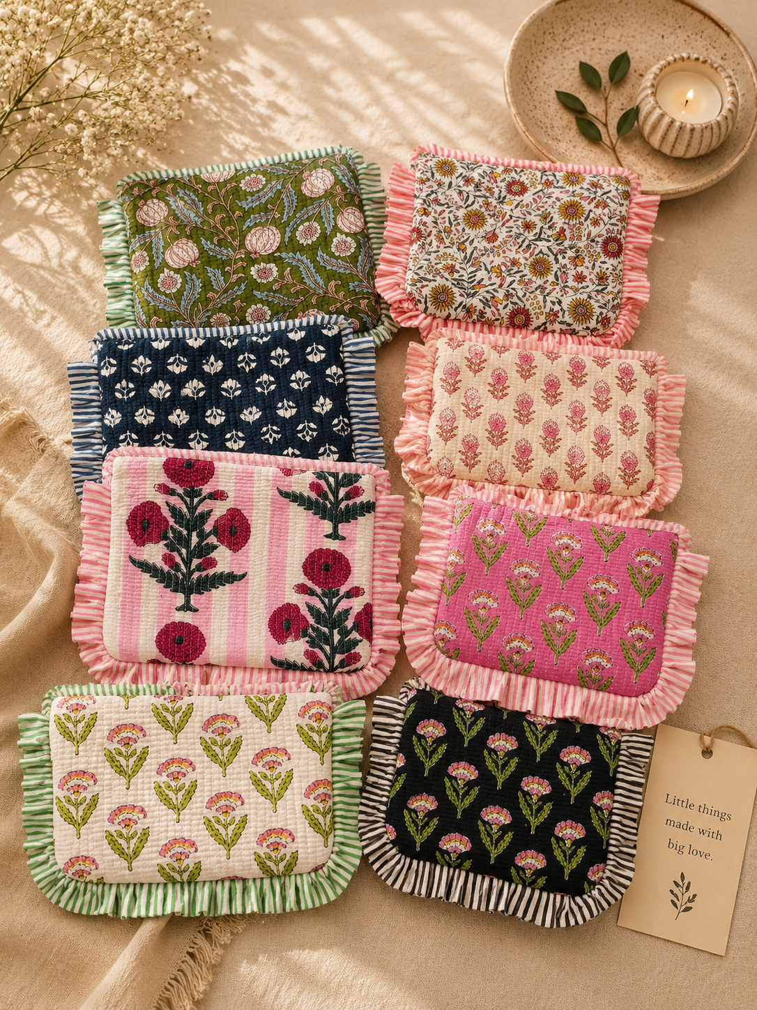 Frill pouch
