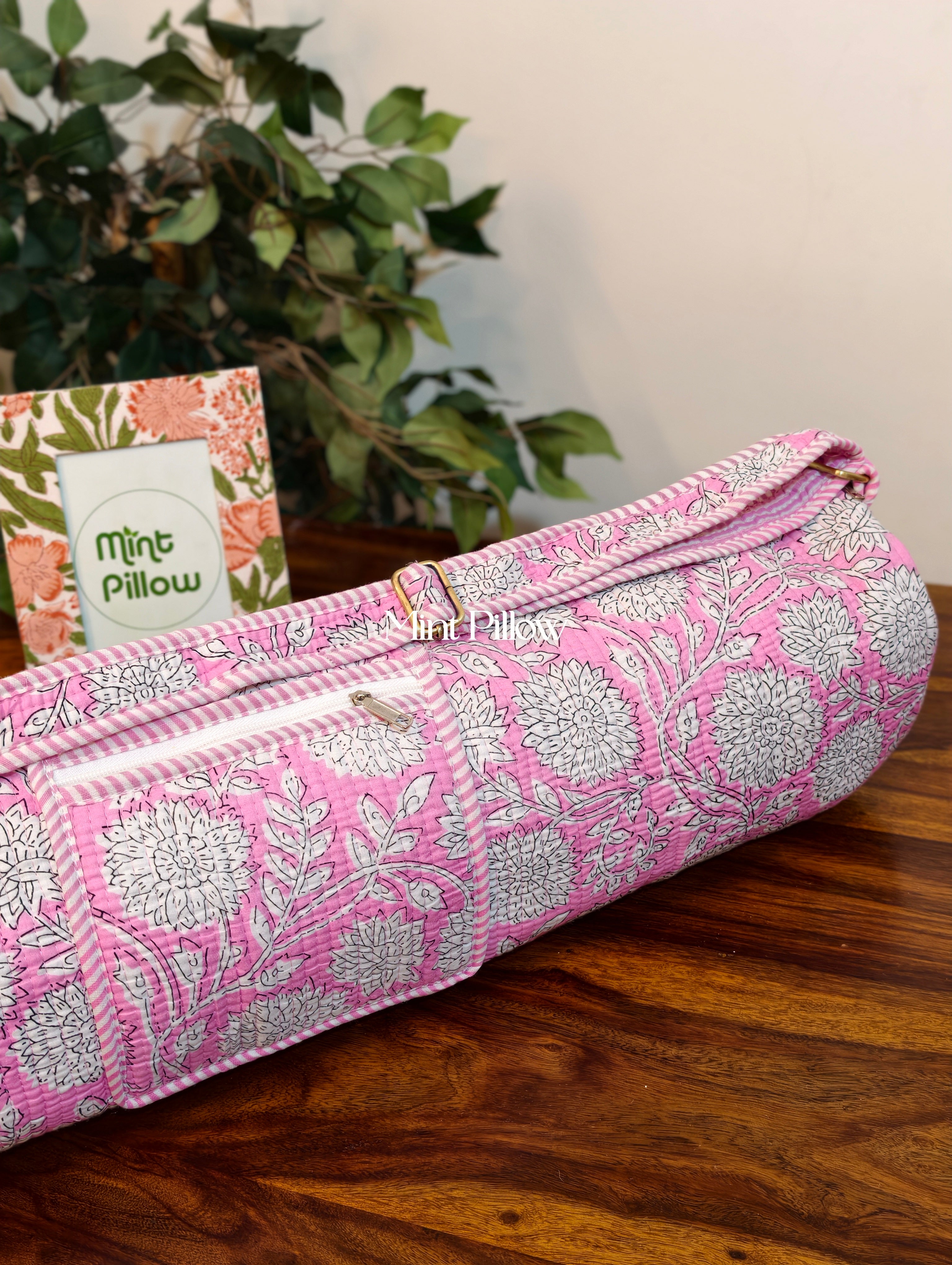 Handmade Jaipuri Print Yoga Mat Bag