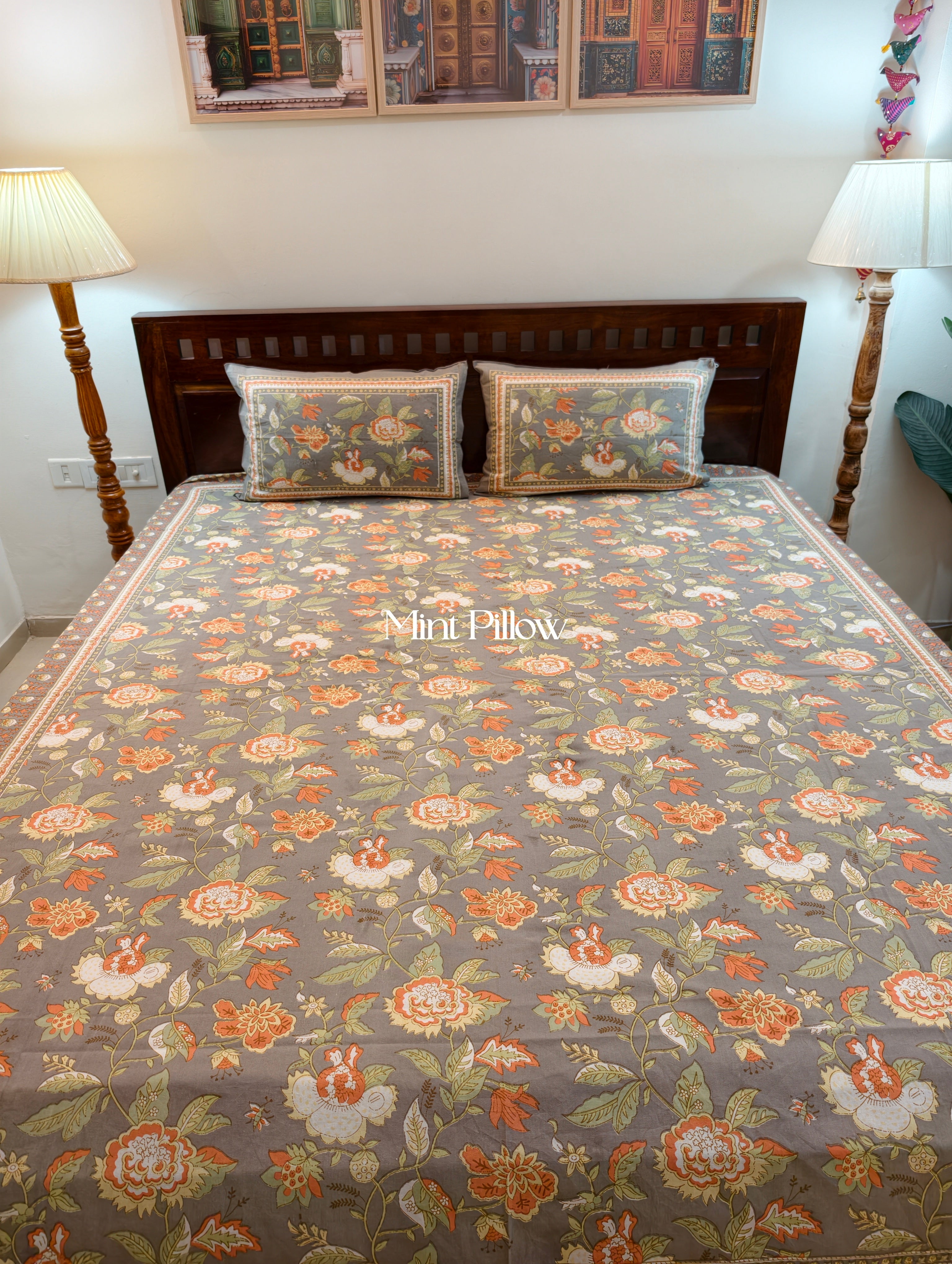 King/Queen Size Regular Bedsheet