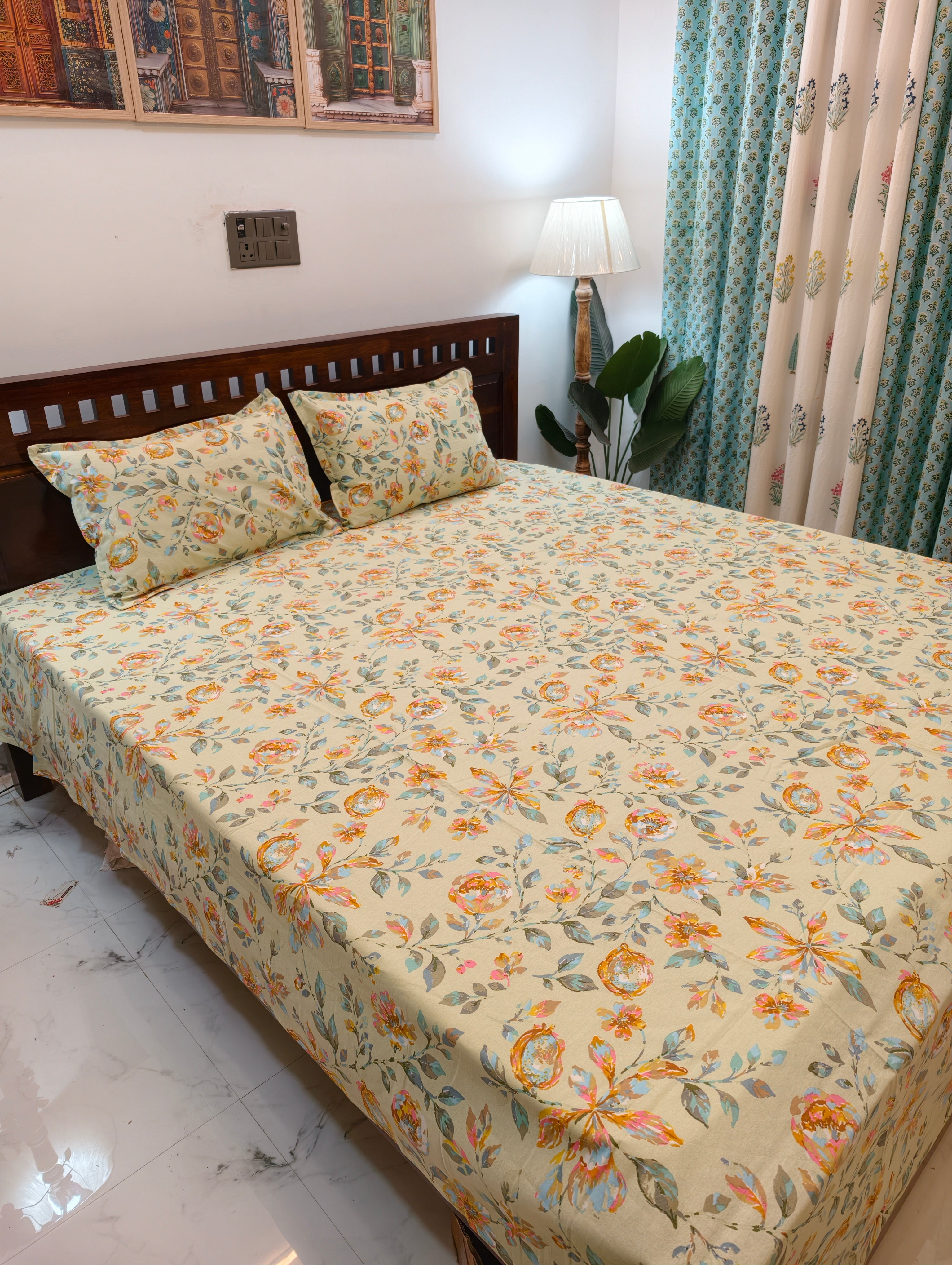 King/Queen Size Regular Bedsheet