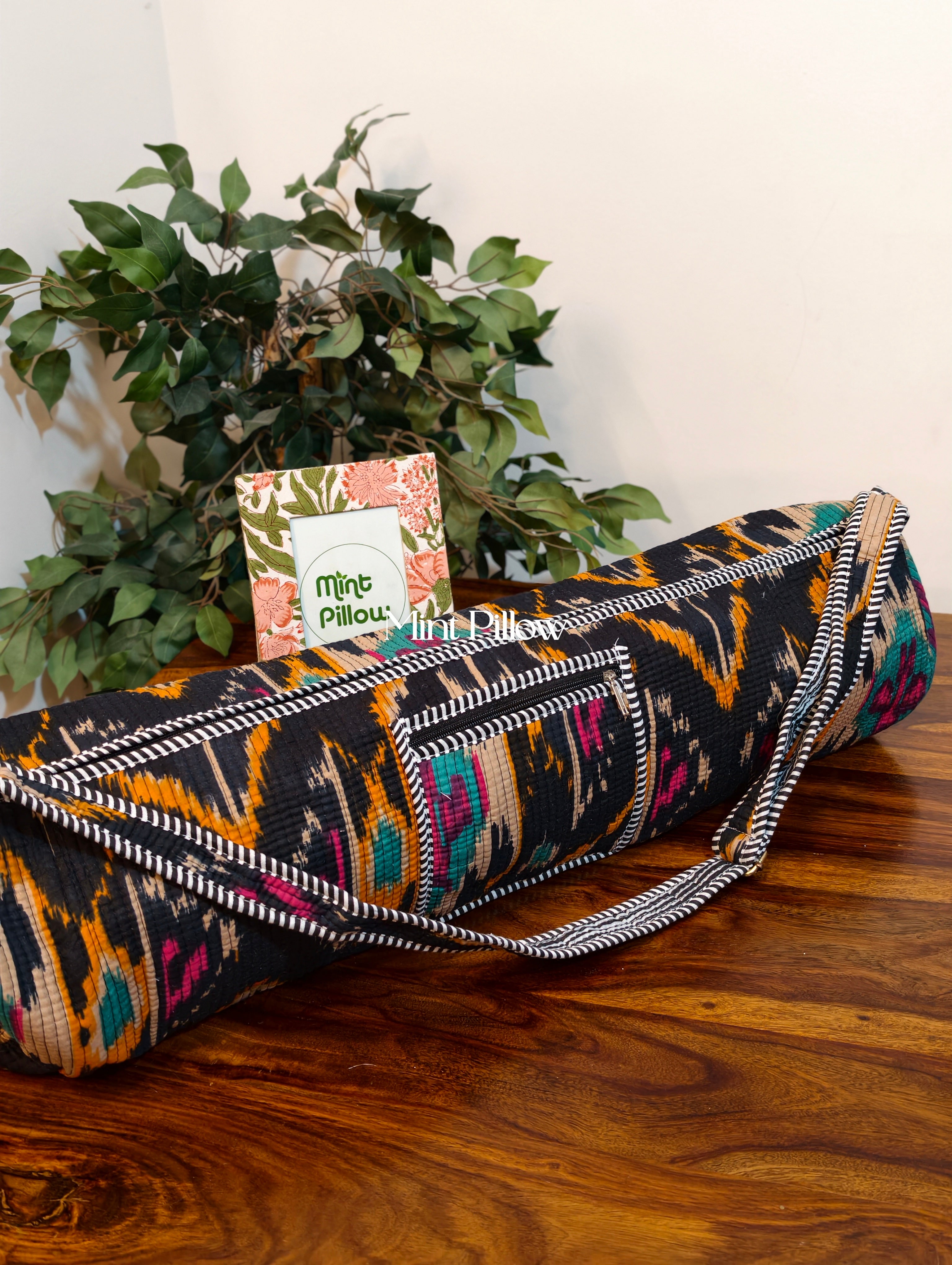 Handmade Jaipuri Print Yoga Mat Bag