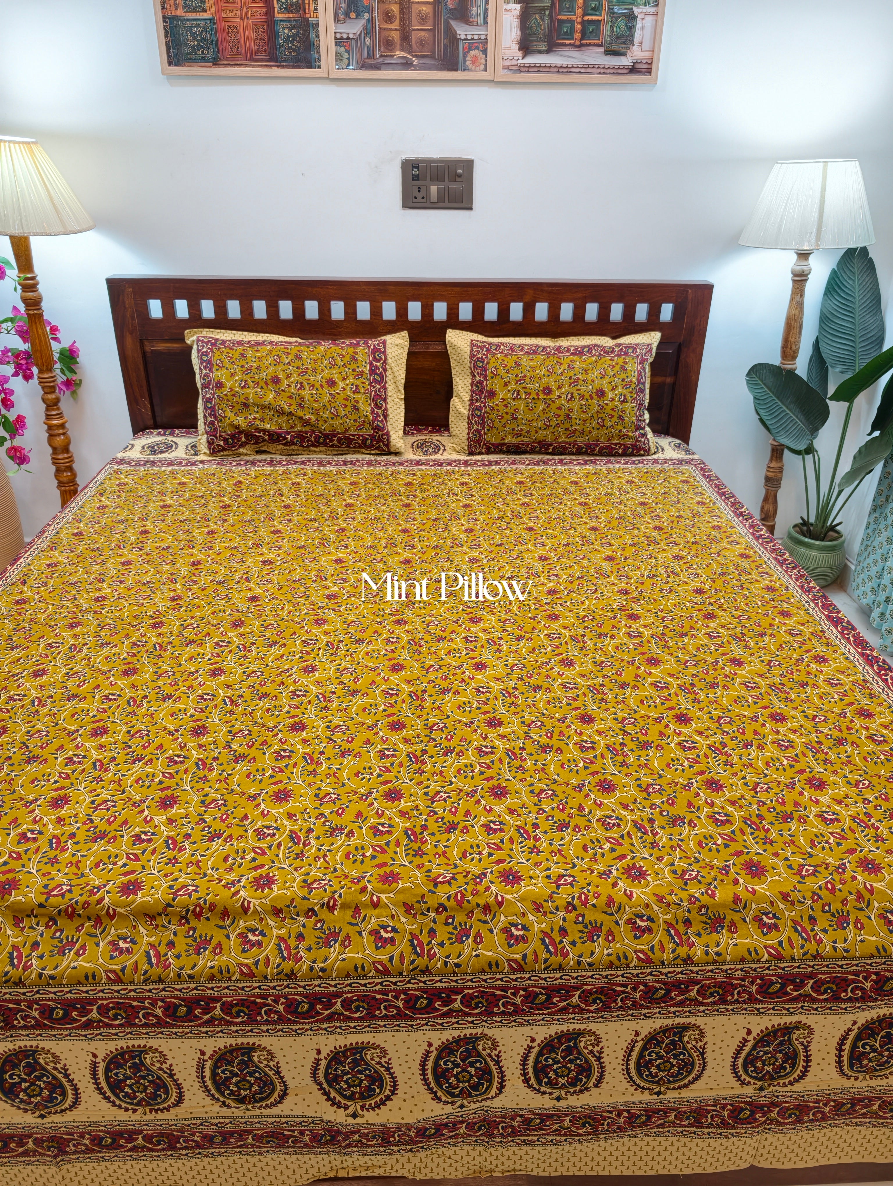 King/Queen Size Regular Bedsheet