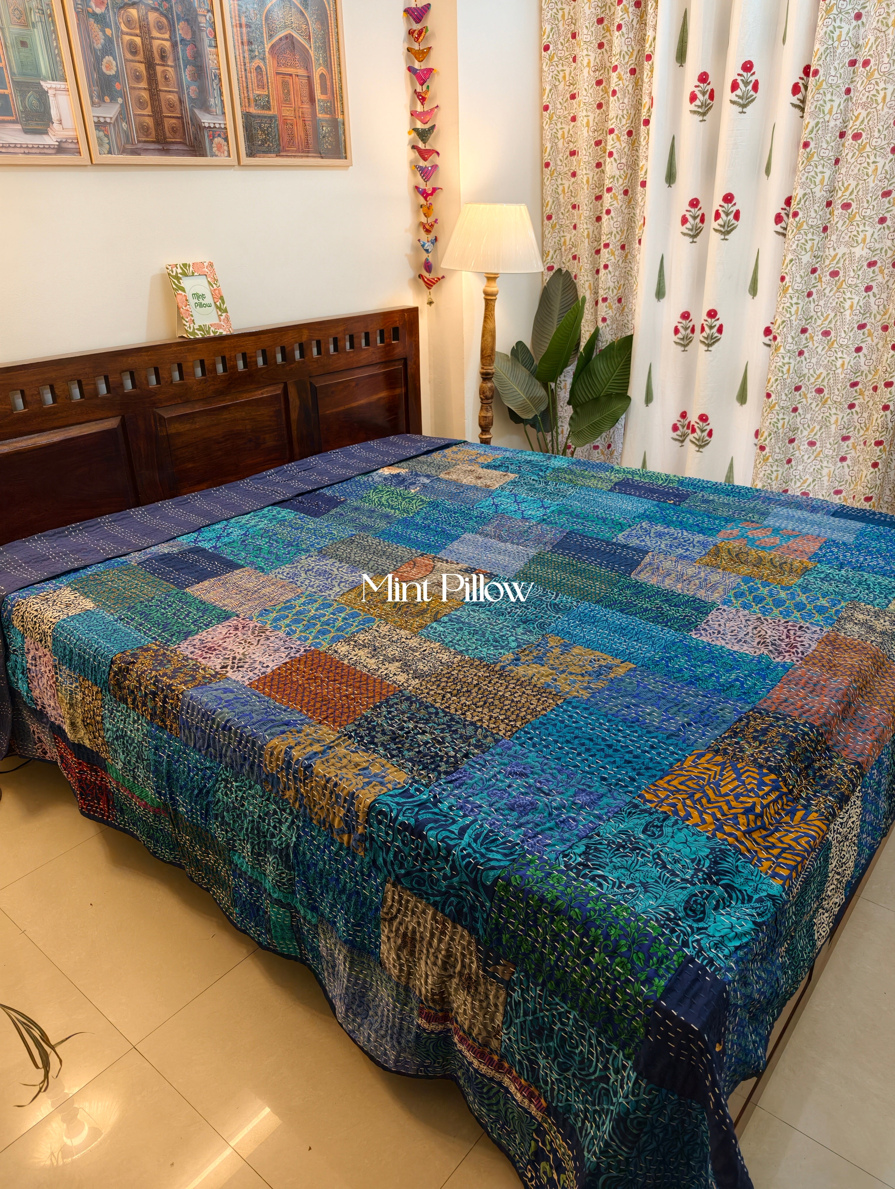 Kantha Bedcover 108 x108