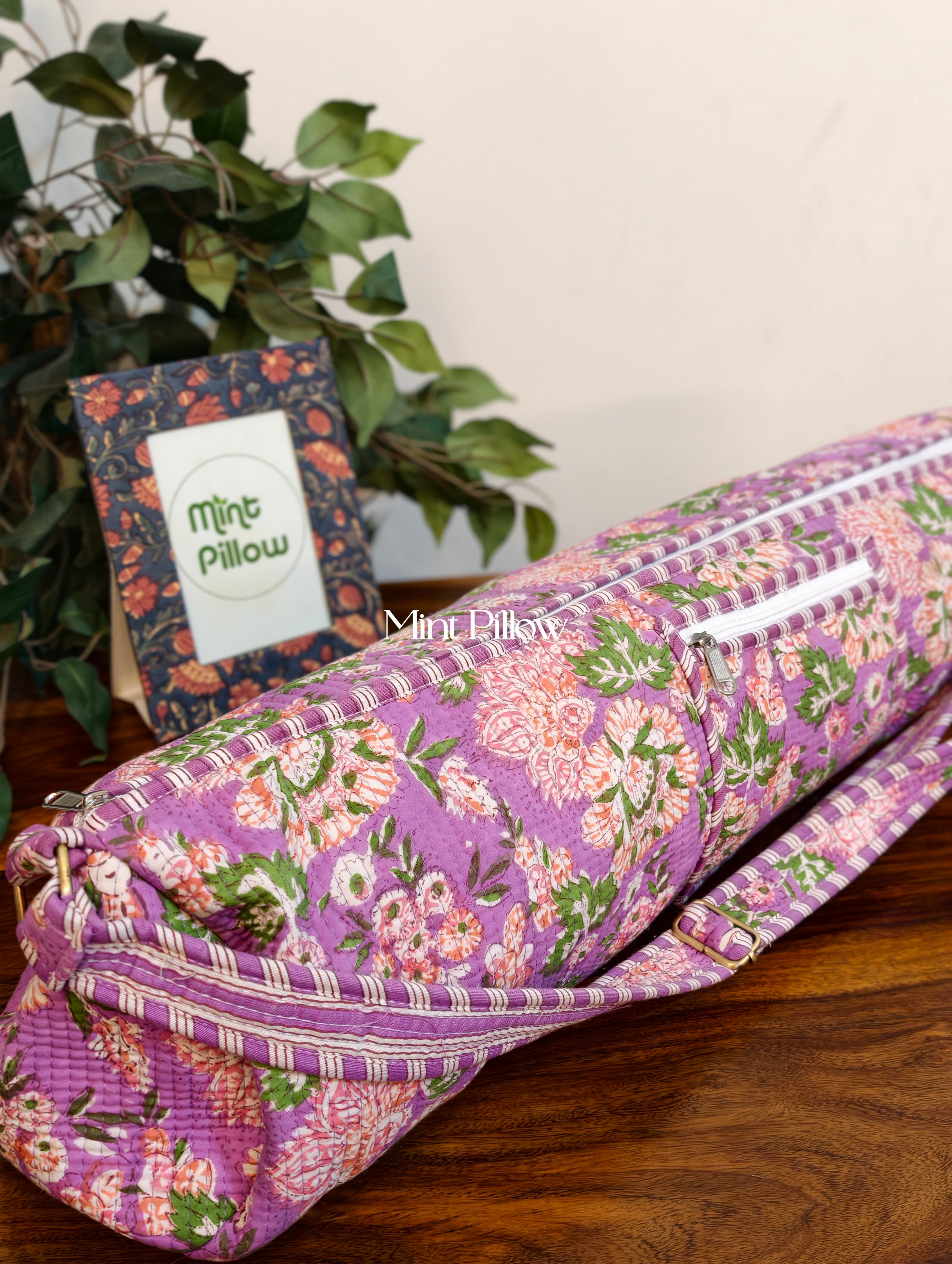 Handmade Jaipuri Print Yoga Mat Bag