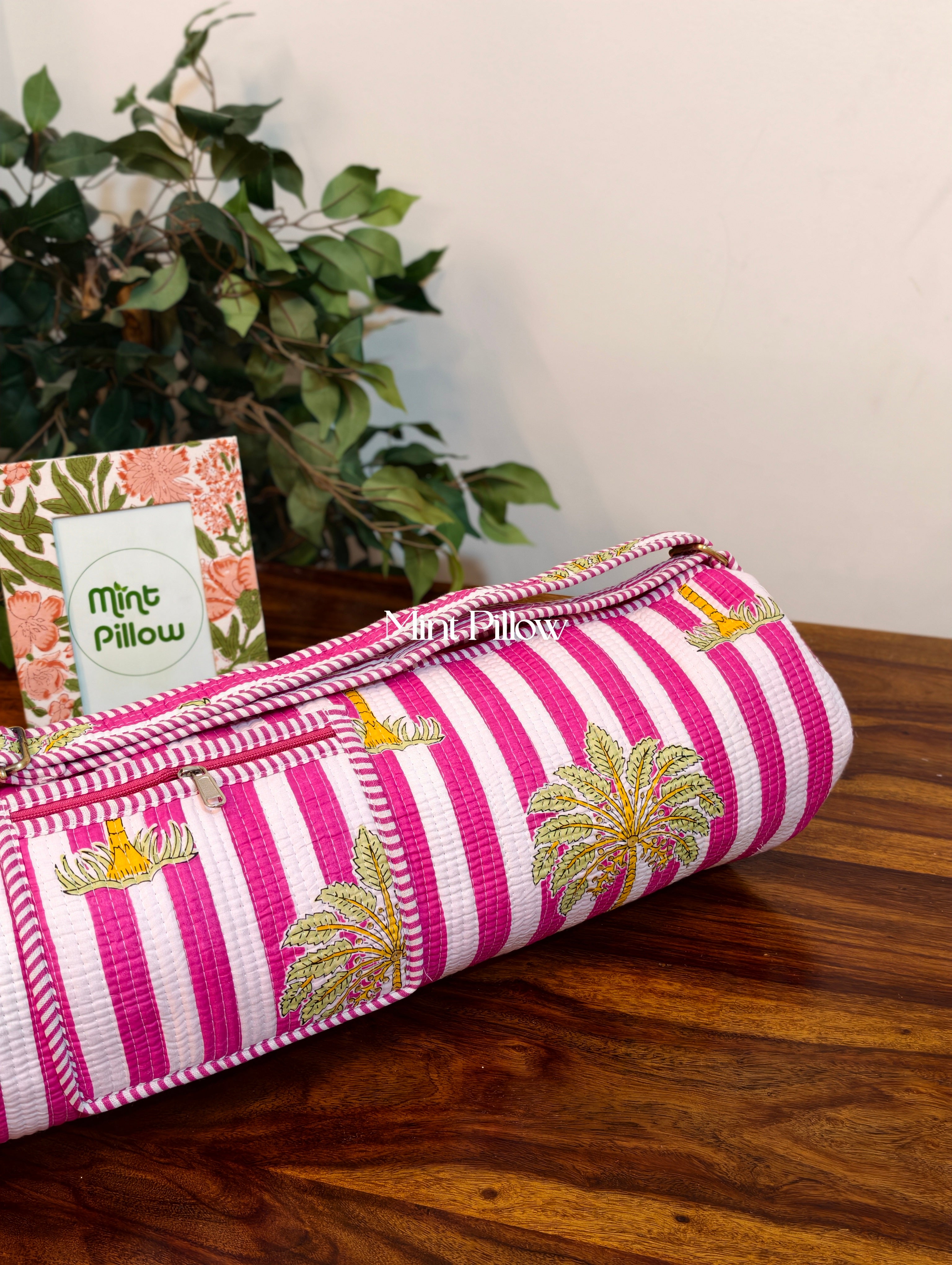 Handmade Jaipuri Print Yoga Mat Bag