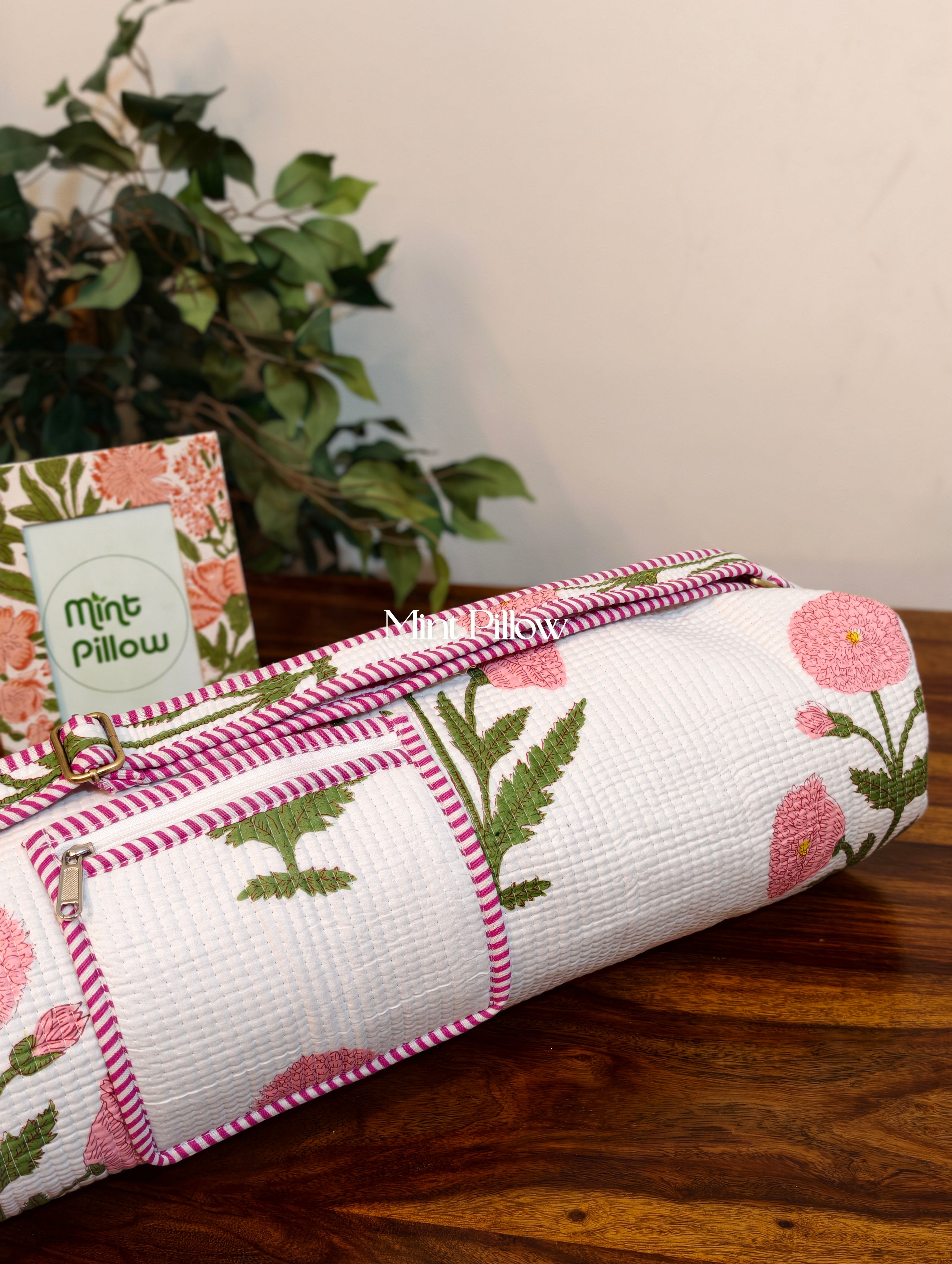 Handmade Jaipuri Print Yoga Mat Bag