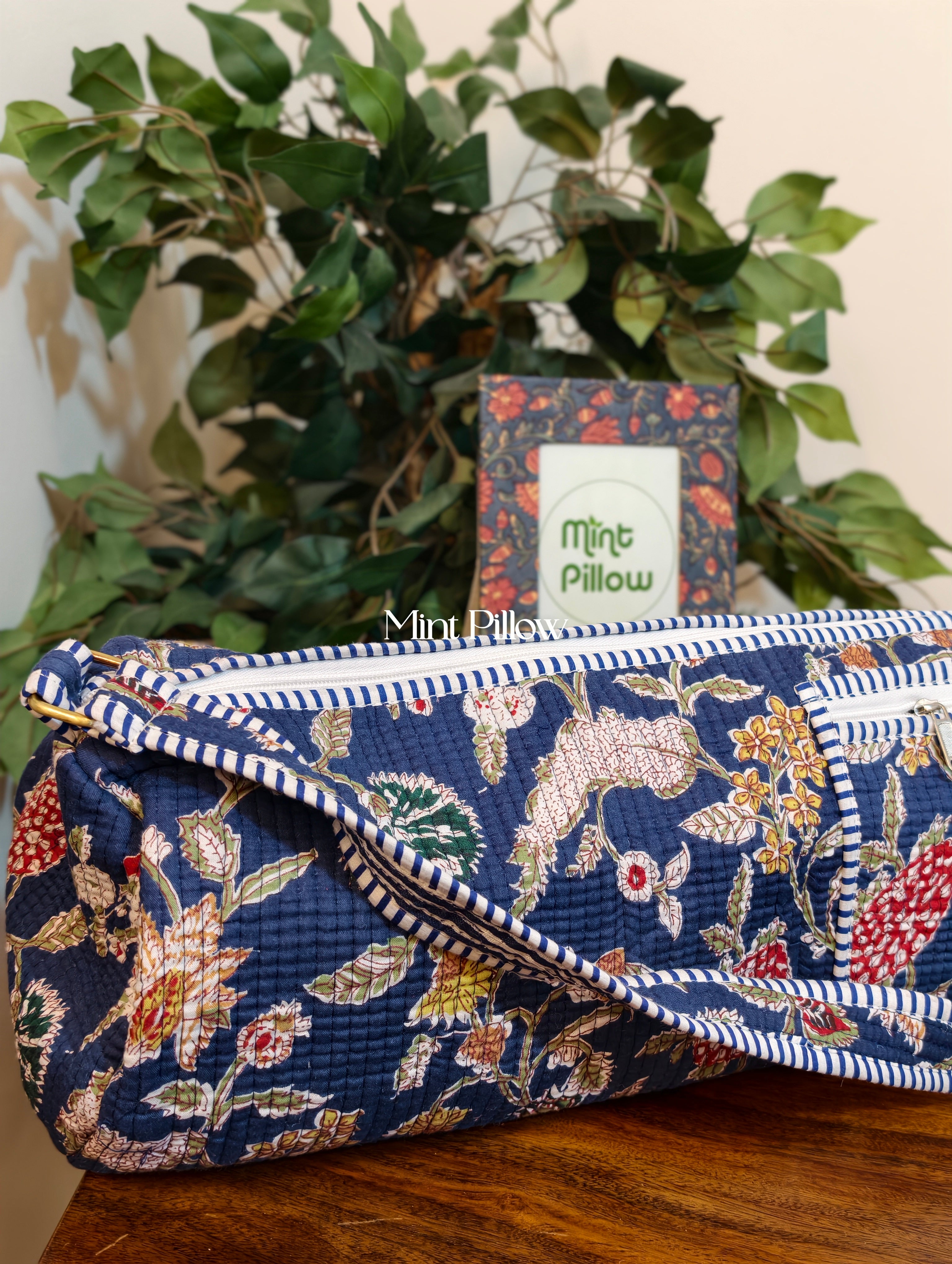 Handmade Jaipuri Print Yoga Mat Bag