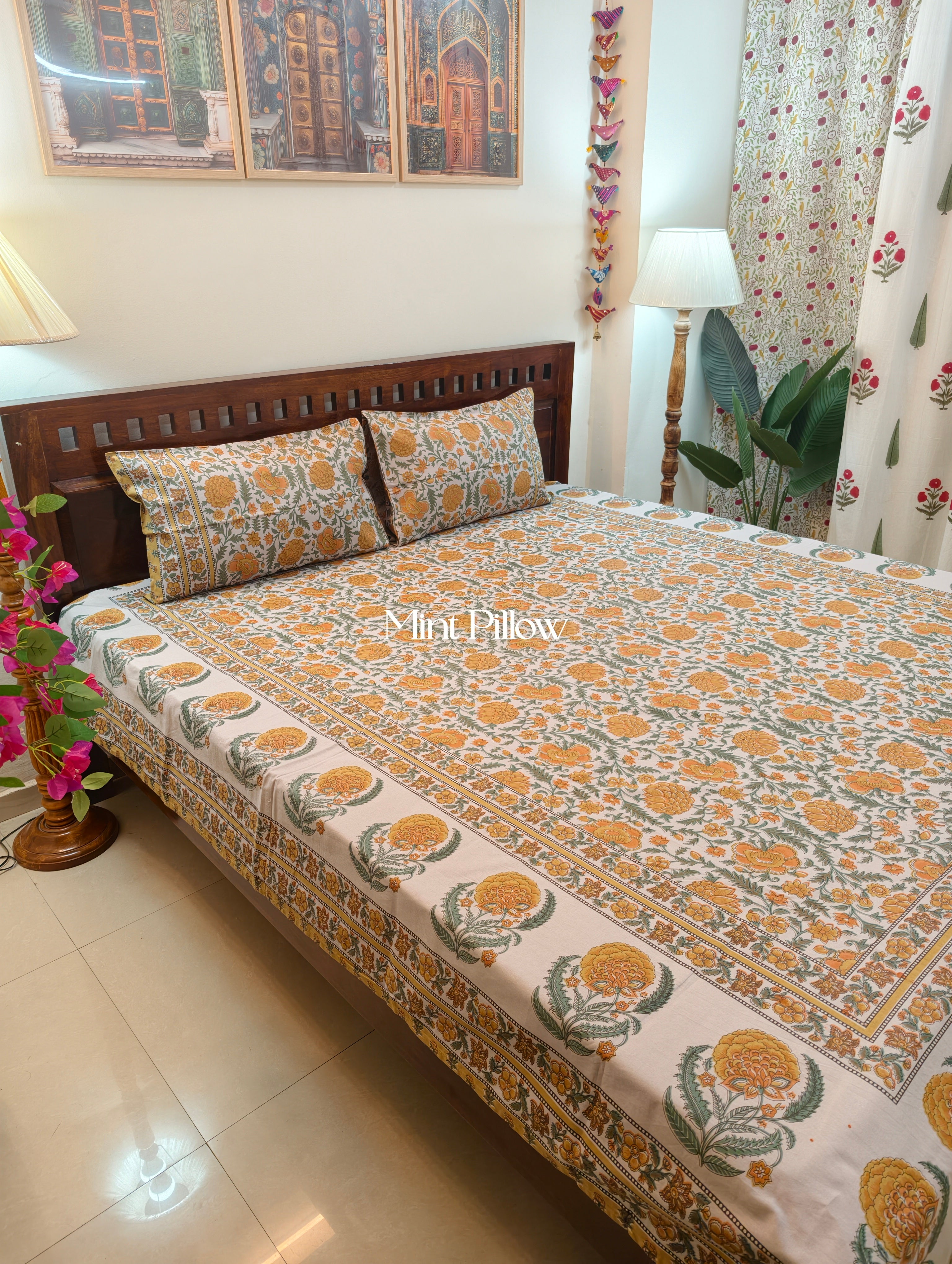 King/Queen Size Regular Bedsheet