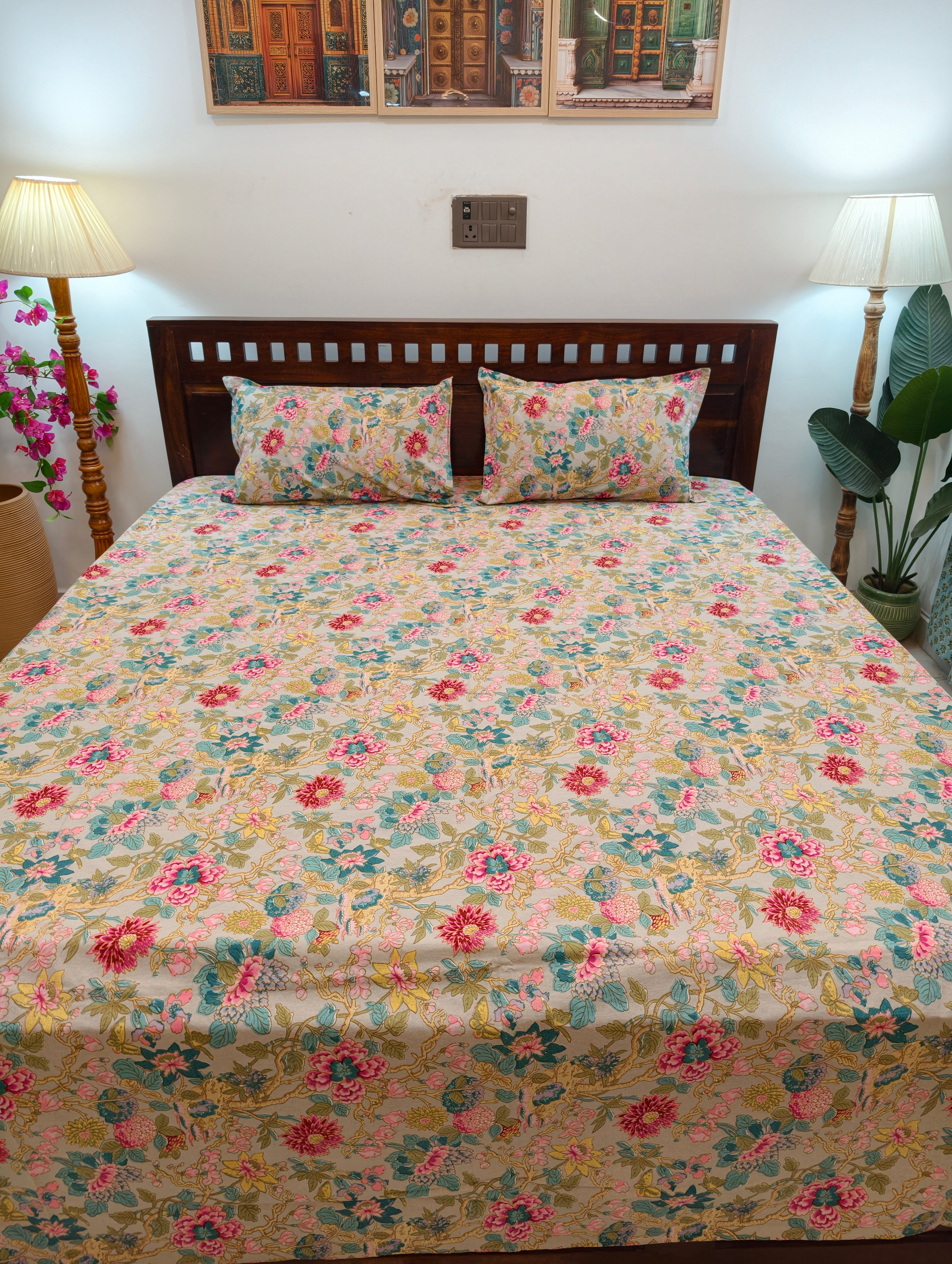 King/Queen Size Regular Bedsheet