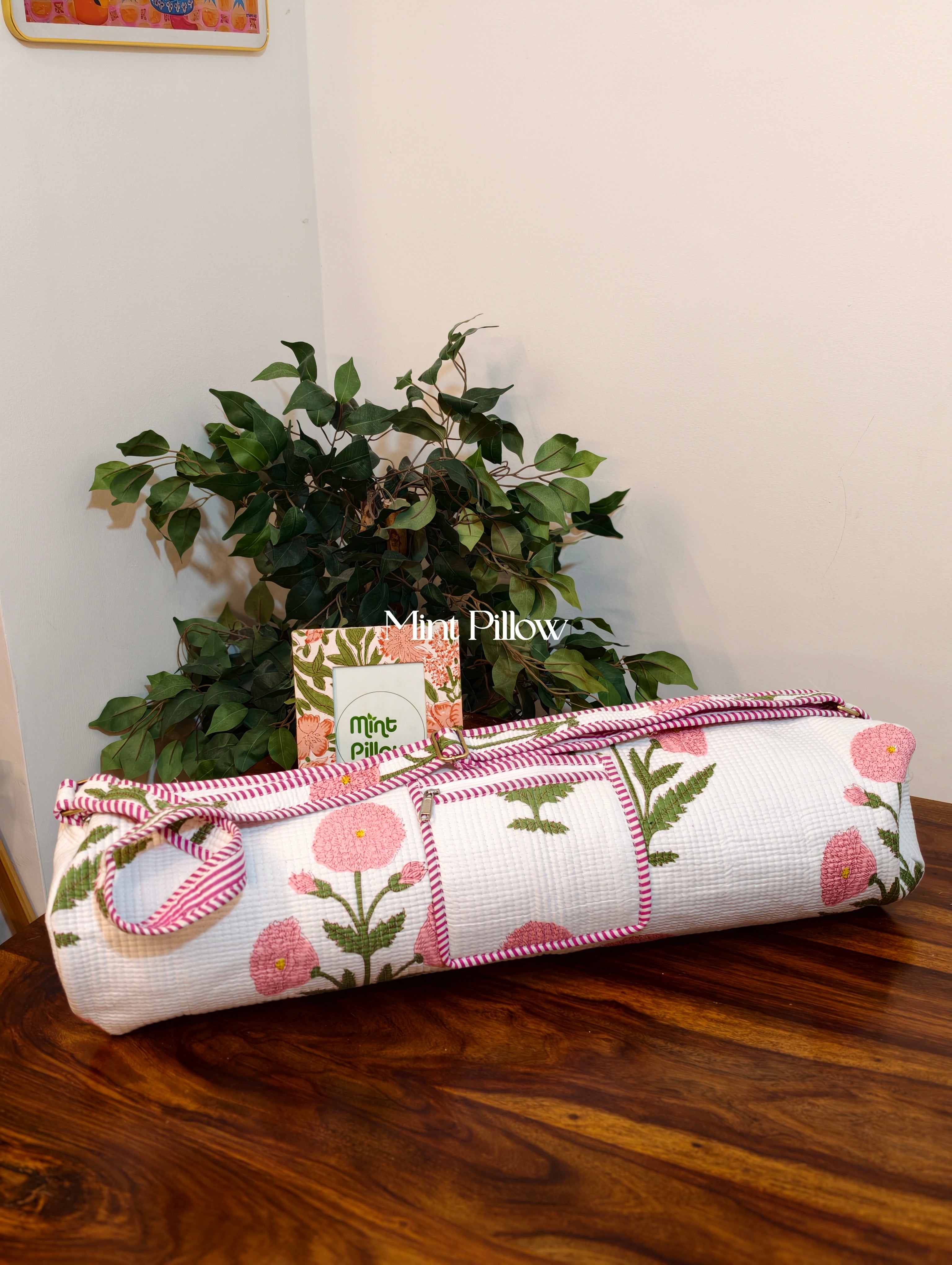Handmade Jaipuri Print Yoga Mat Bag