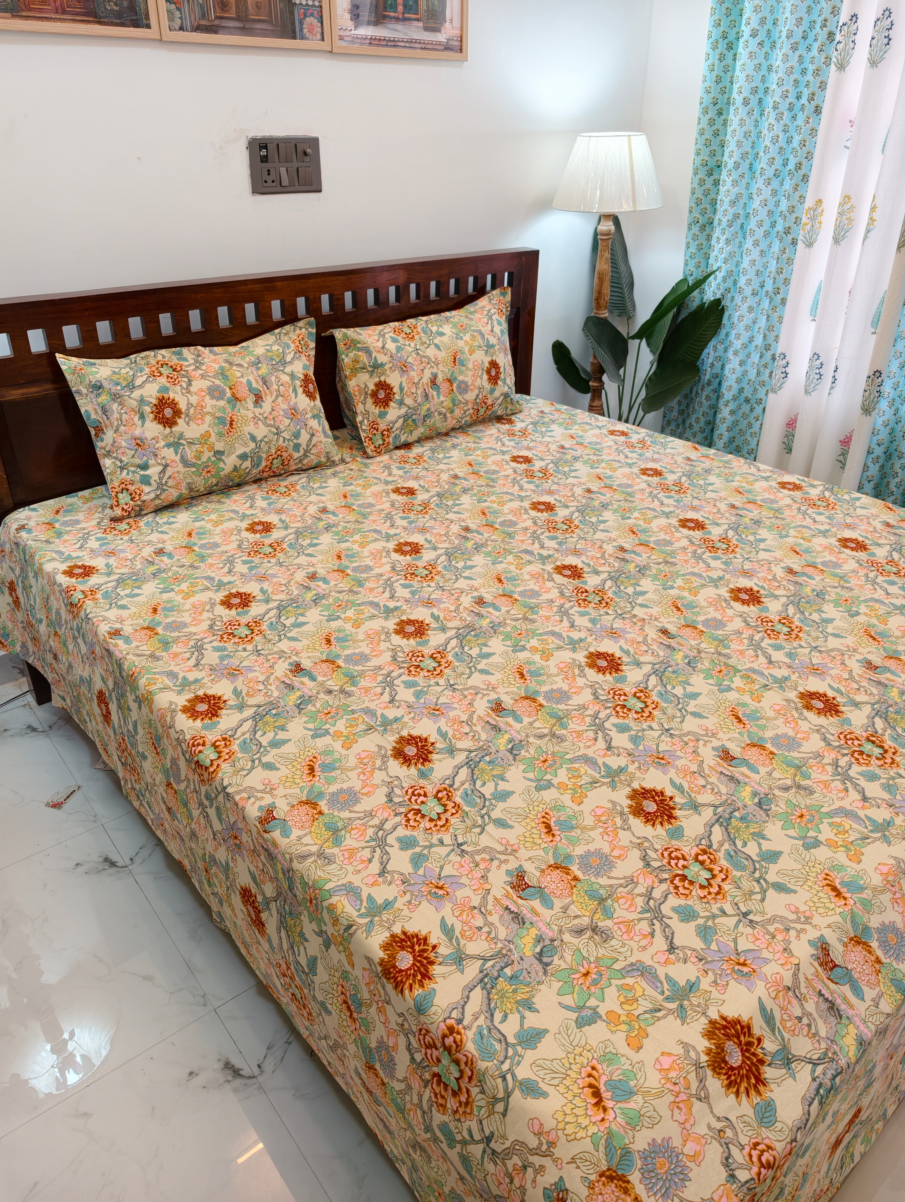 King/Queen Size Regular Bedsheet
