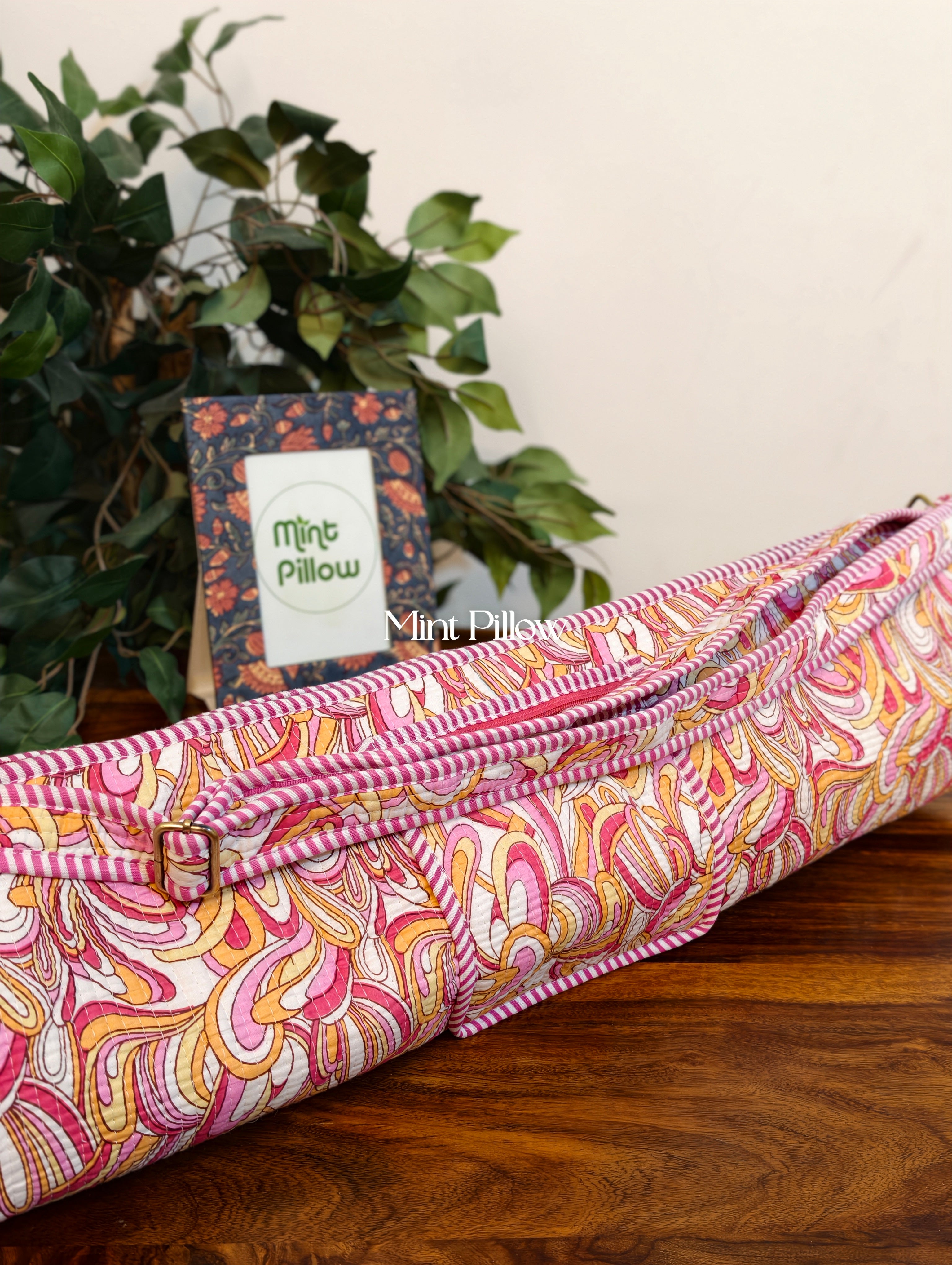 Handmade Jaipuri Print Yoga Mat Bag