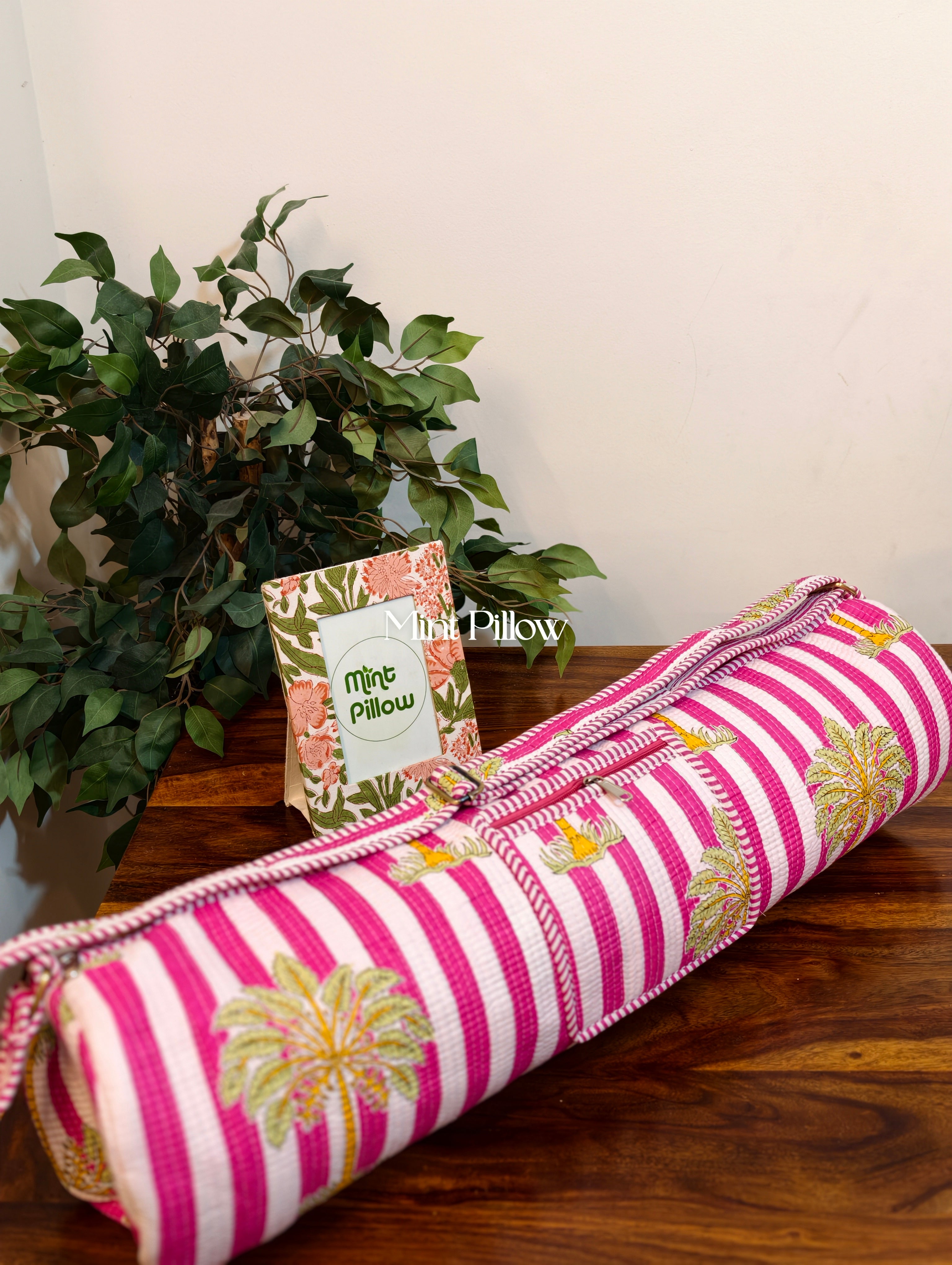 Handmade Jaipuri Print Yoga Mat Bag